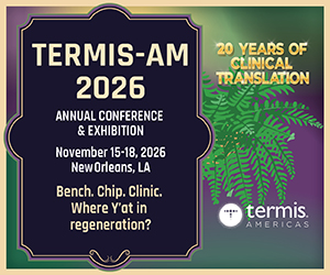 Visit Us at TERMIS-AM 2026 (Table 9)