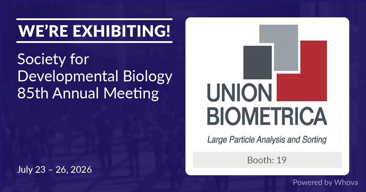 Visit us at the Society for Developmental Biology 85th Annual Meeting (Booth 19)